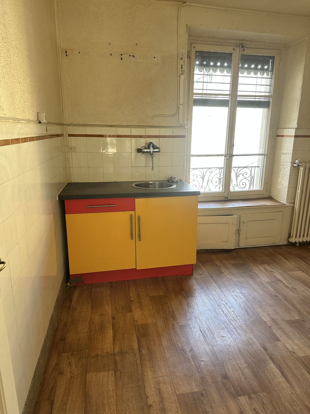 Cuisine avant rénovation, troisième chantier